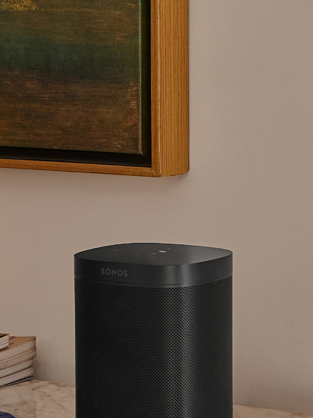 Sonos Play 1 Black Portable Smart Speaker with Mesh Grille